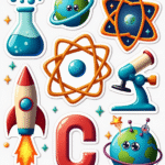 School Subjects - Sticker Sheet v3